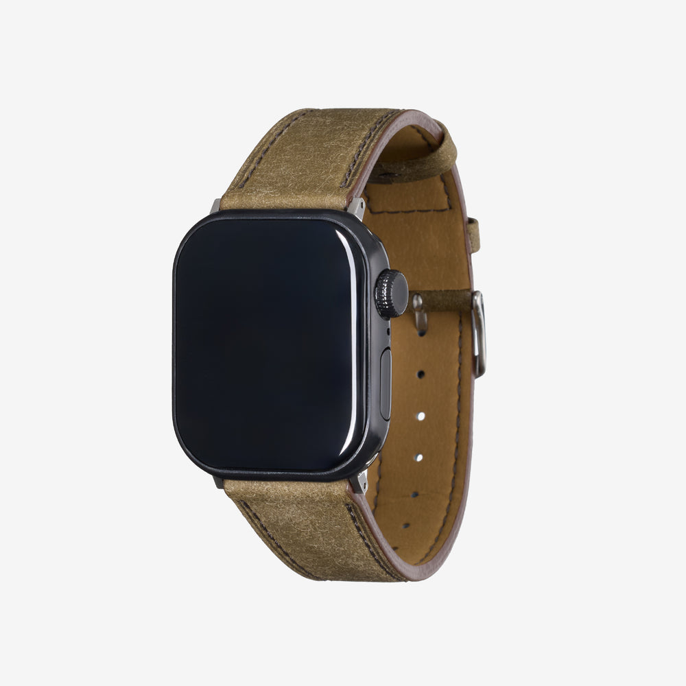 ゴールドマイニング AppleWatch用レザーバンド