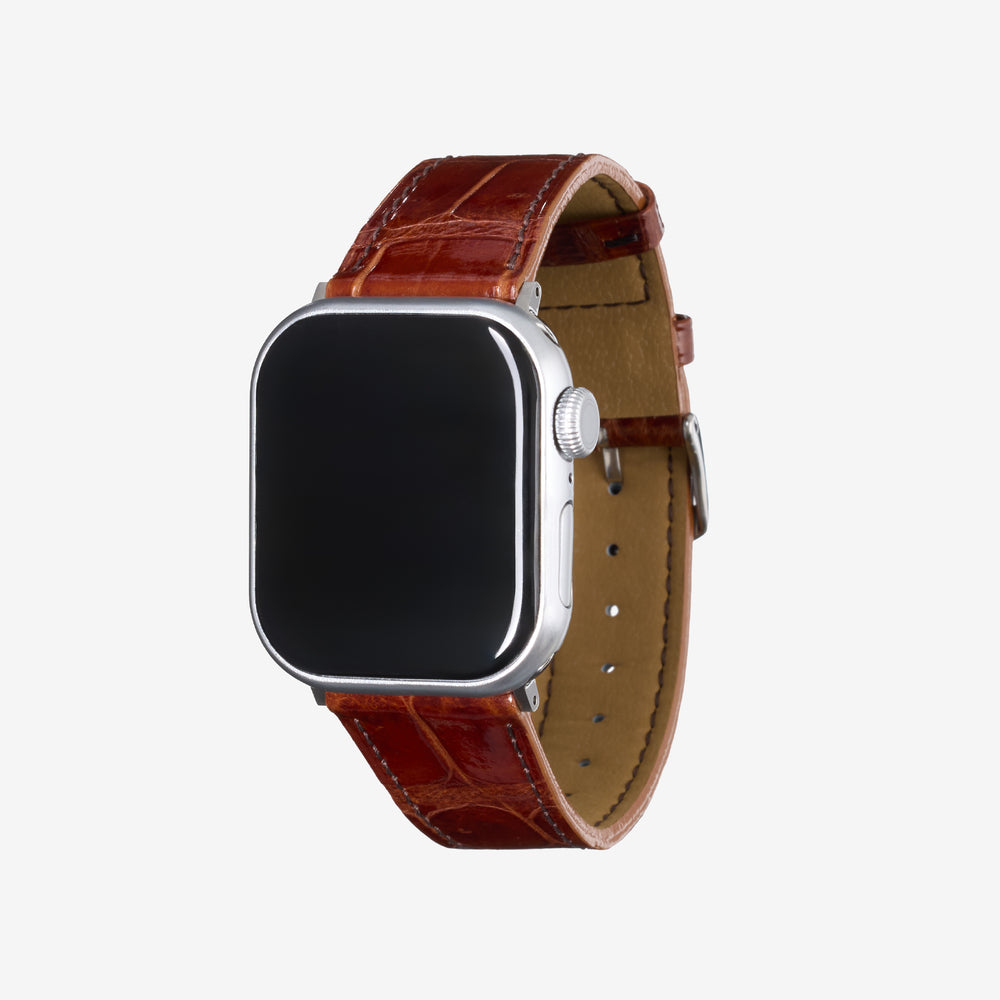 クロコダイル AppleWatch用レザーバンド