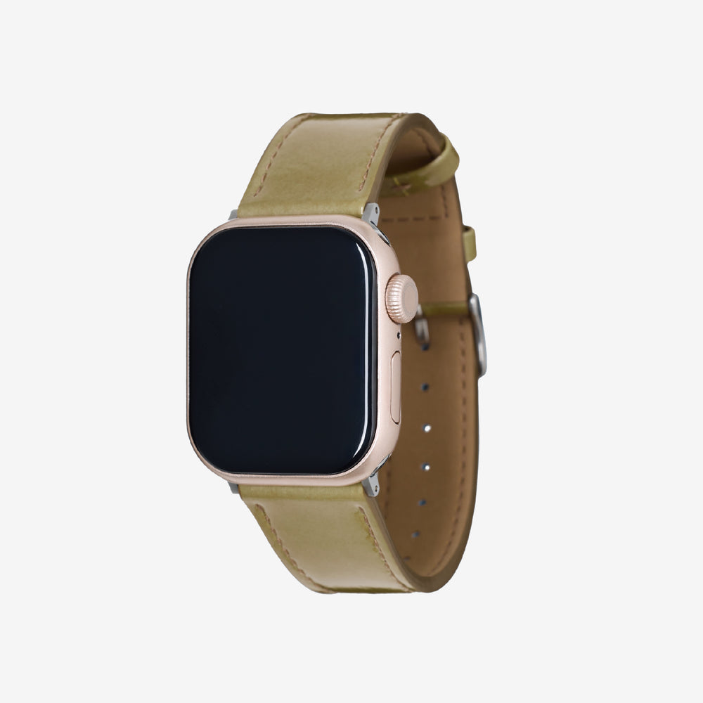 AppleWatch用レザーバンド エナメル