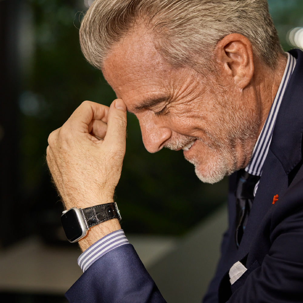 クロコダイル AppleWatch用レザーバンド