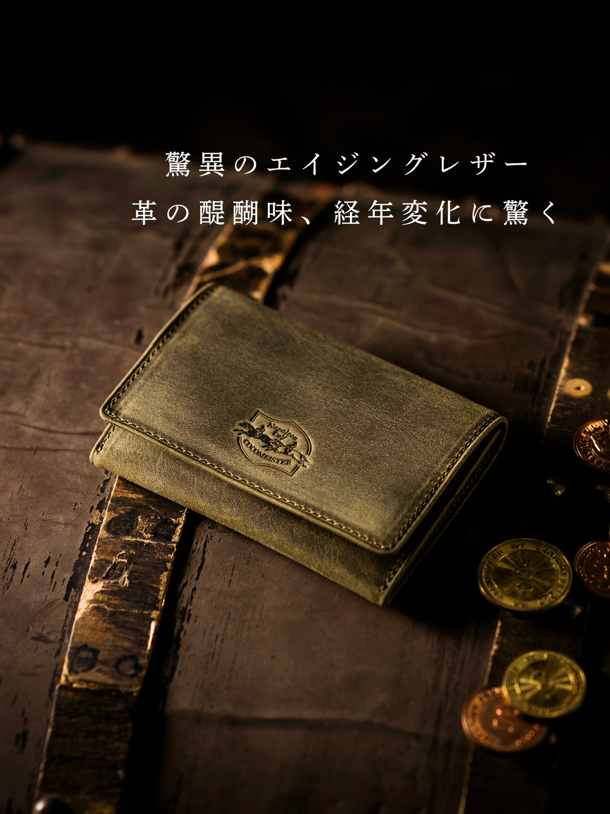 ナポレオンカーフ アレッジドコインケース 01